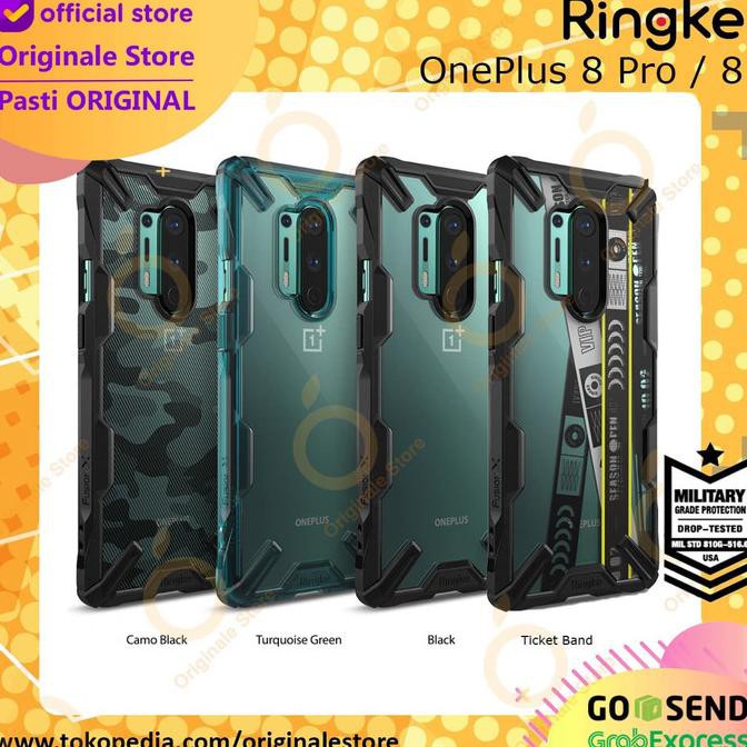 Case | Casing | Softcase | Hardcase OnePlus 8 Pro Ringke Fusion X Anti Crack Casing - OnePlus 8,