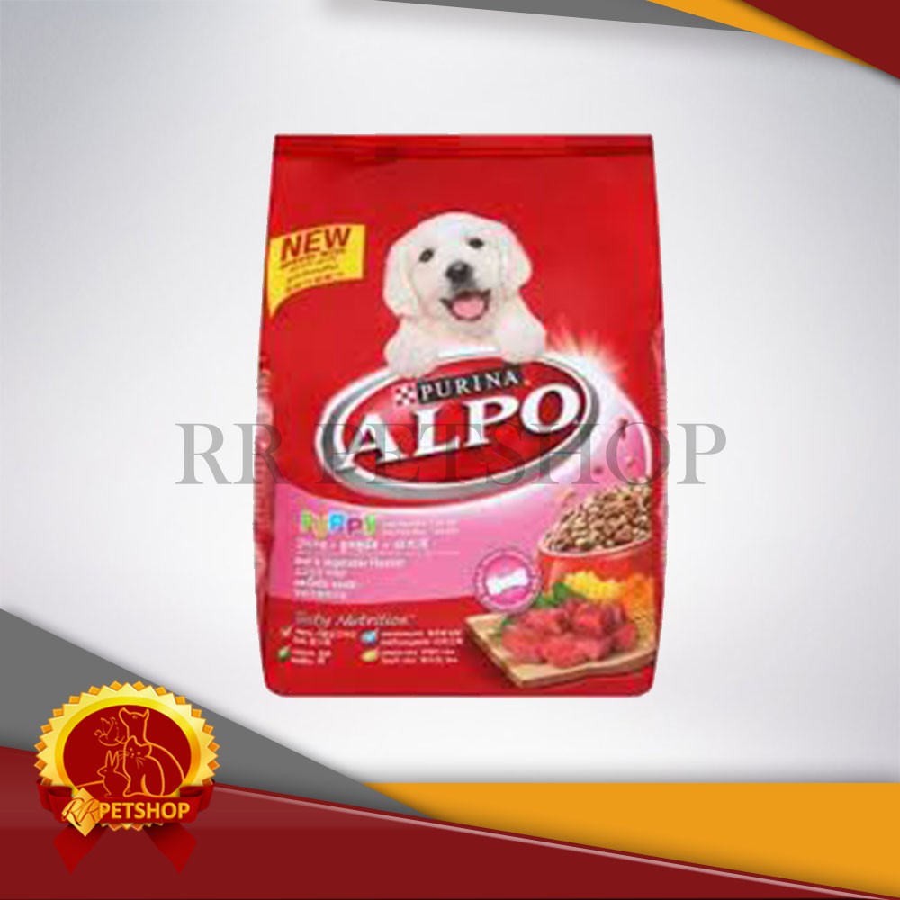 Makanan Anjing Alpo Puppy 2.6kg Dog Food beef dan vegetable 2.6 kg