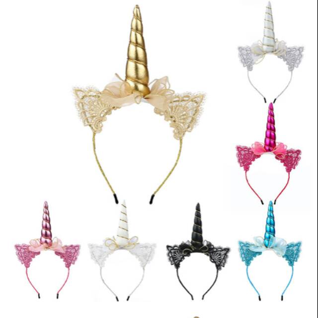 Bando Korea-Bando telinga kucing-Bando lucu-Bando Unicorn-Bando anak-Bando renda