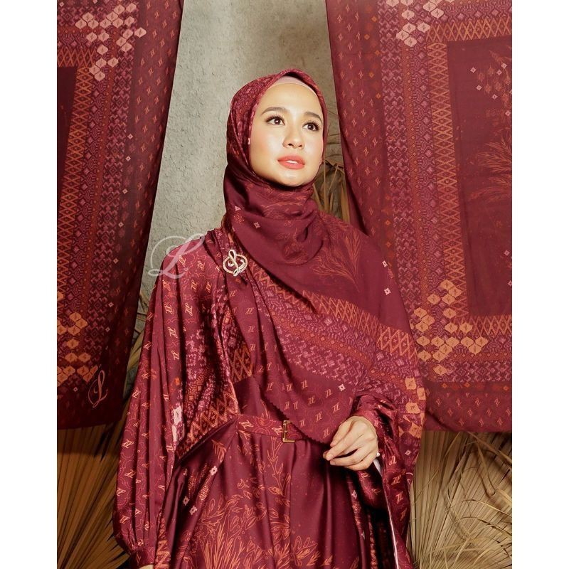 PRELOVED- L by Lcb Kaftan Minang Series Mahogany