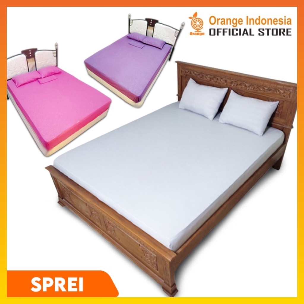 Sprei Polos murah Berkualitas Sprei kasur Ukuran 160cm x 200cm Sprei Anti Luntur WHFUNITURE