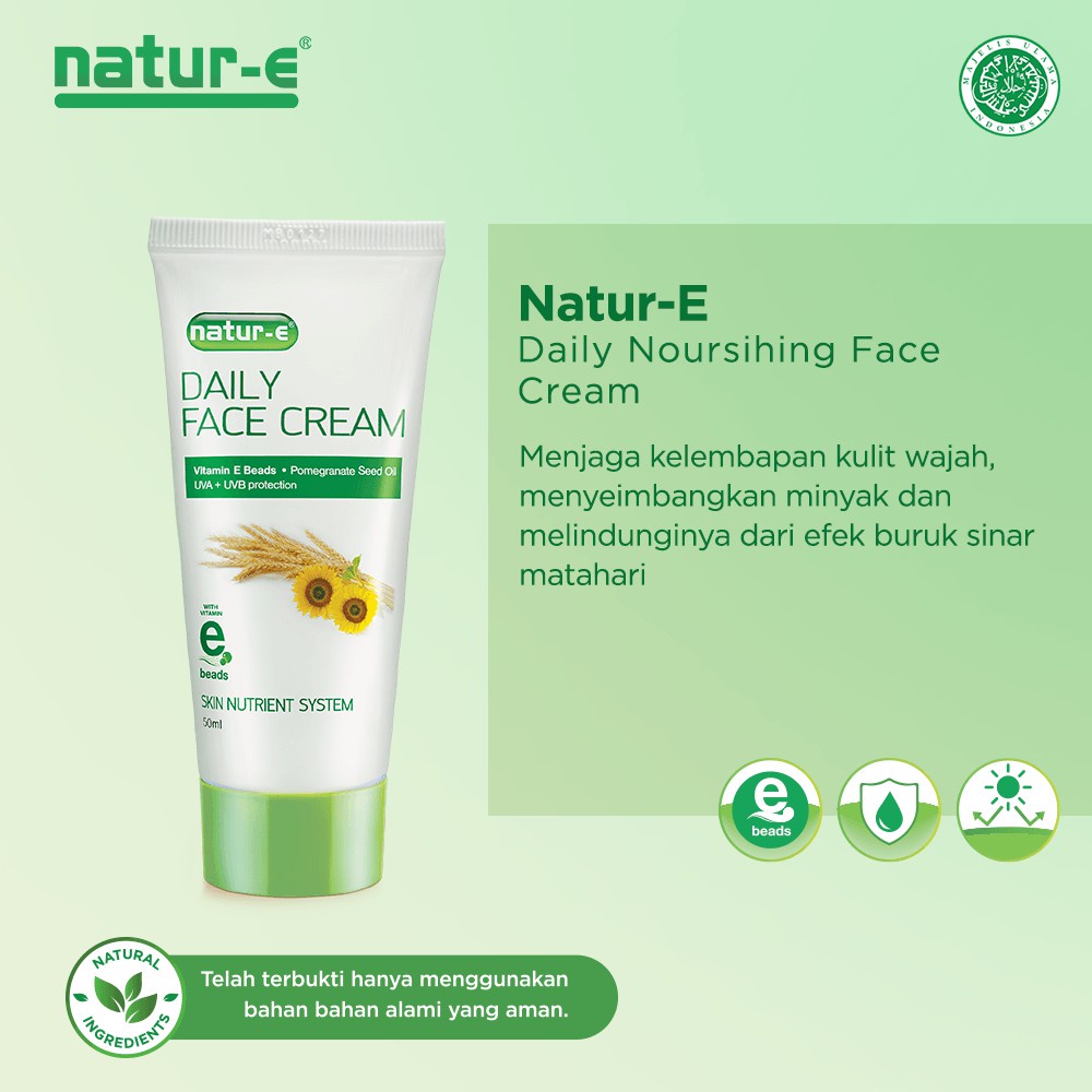 ⭐BAGUS⭐ NATUR-E Daily Nourishing Series | 100IU Moisturizing Lotion 100 245 Face Cream Face MIst