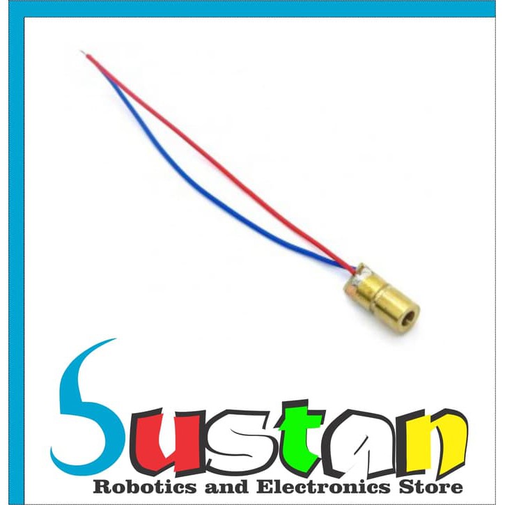 

Jual Laser Diode Dioda Copper Head 5V 650nm 5mW RED Dot Pointer Focus Murah