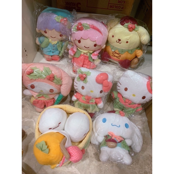 boneka sanrio changi set hello kitty dear daniel pompompurin my melody gudetama cinamoroll kiki lala
