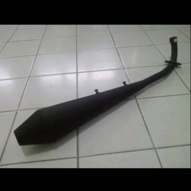 Knalpot Hitam C70 Street Cub Japstyle