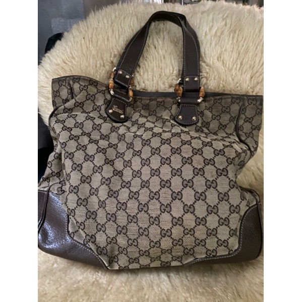 tas gucci tote bag preloved