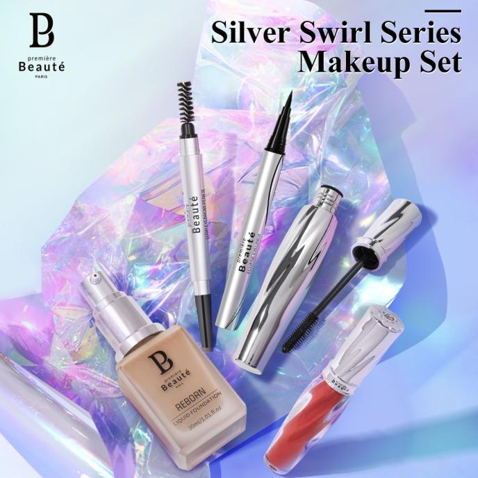 Makeup Set Premiere Beaute Silver Swirl Series Moisturizing Colorings