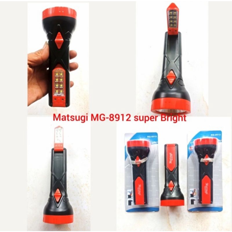 Matsugi Senter Charge MG 8912. Senter rechargeable genggam