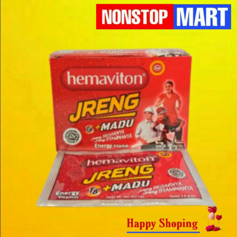 

HEMAVITON Minuman Ener-G isi 10 sachet