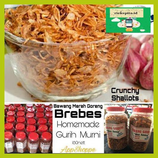 

5Yer67R- Bawang Merah Goreng Asli Brebes Gurih Murni Homemade Crunchy Shallots T7Rty67-