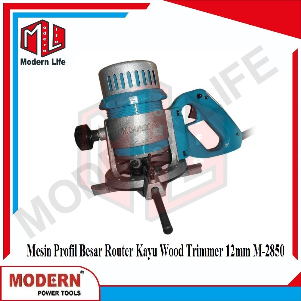 Mesin Profil Besar Router Kayu Wood Trimmer 12mm M-2850 Modern M2850