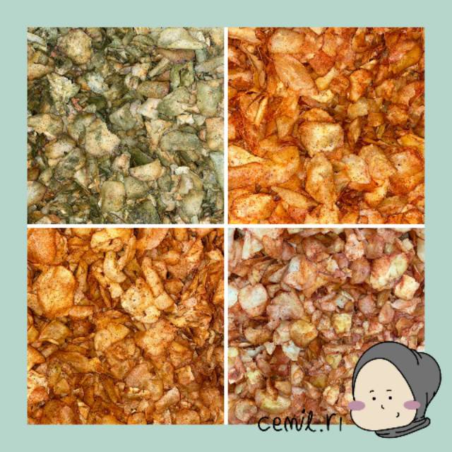 

Keripik singkong pedas / asin varian rasa 165 gram