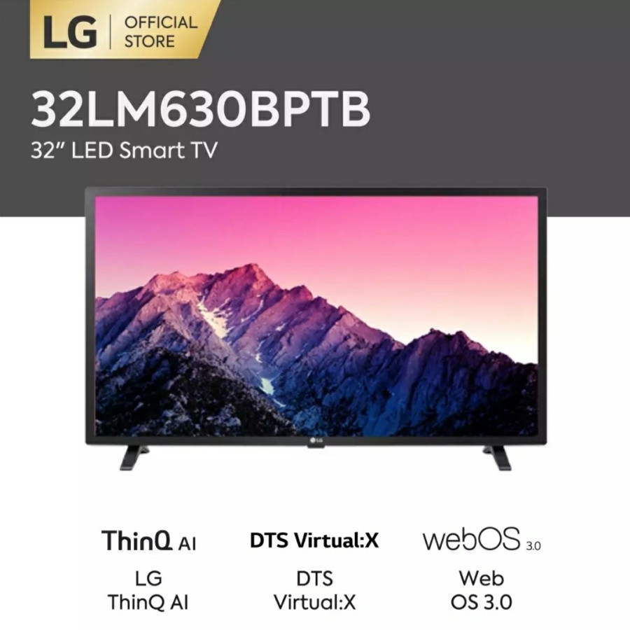 LG SMART TV 32 Inch 32LM630 32LM630BPTB With Bluetooth Audio New 2020
