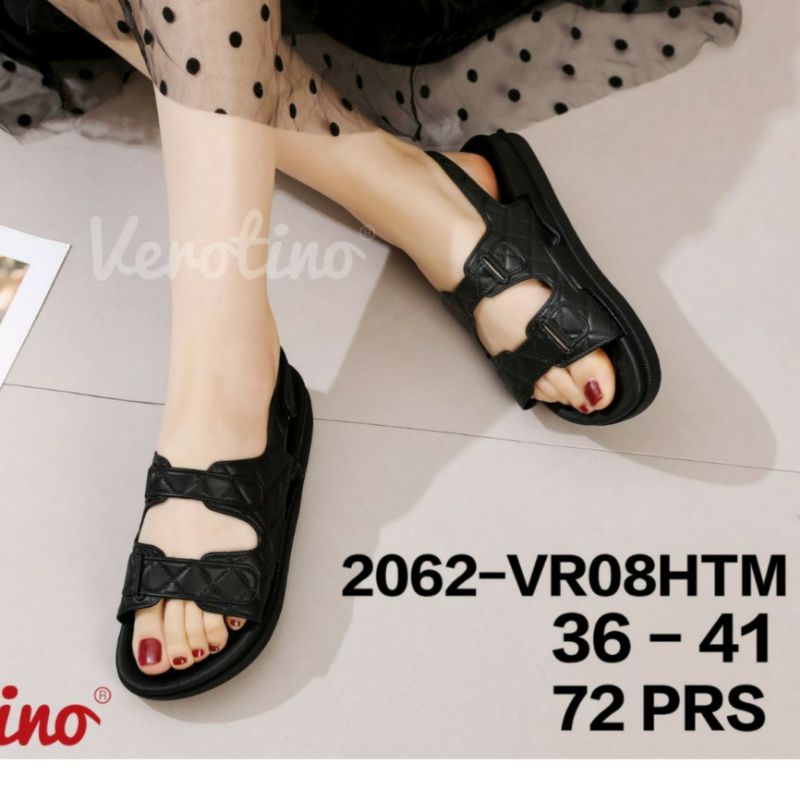 2062 Sandal Slop Karet Tali Belakang Verotino Wanita Impor Sendal Selop Gunung Gladiator Jelly Cewek Perempuan Korea Style Sun-Julie Kretek TikTok!!! Import Hayashi 1728-XIB/1728-X6B/8868-K 8868 1728-HYS Kokop