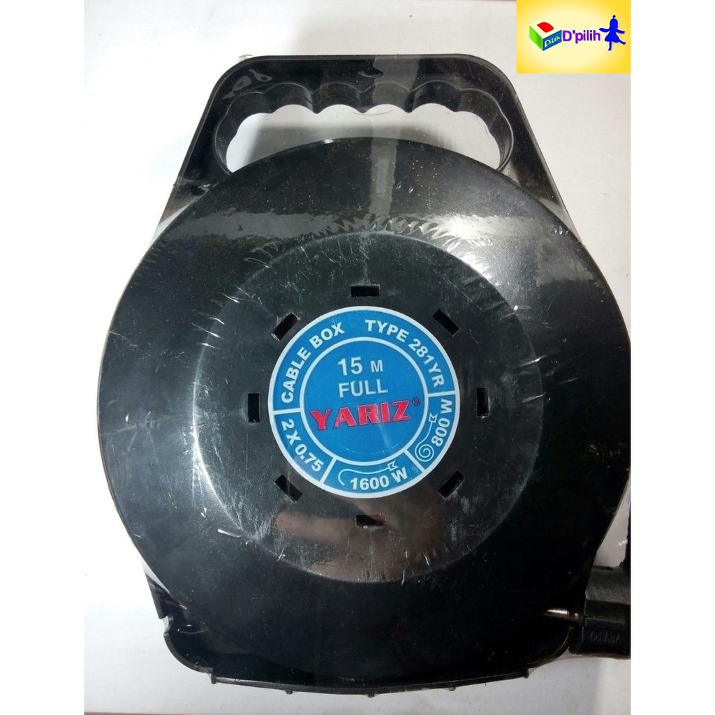 Roll Kabel Vetto YARIZ 15 Meter Full Maksimum 1600 watt / Kabel Roll Listrik Tembaga Full