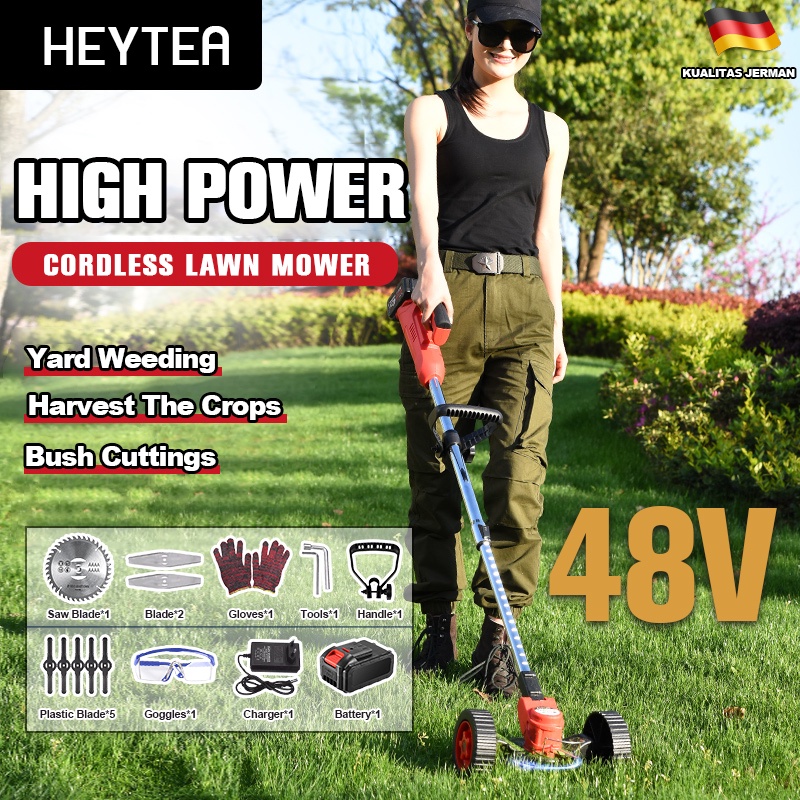 Mesin potong rumput Mesin pemotong rumput dengan roda ​Mesin pemotong rumput Mesin potong rumput lis