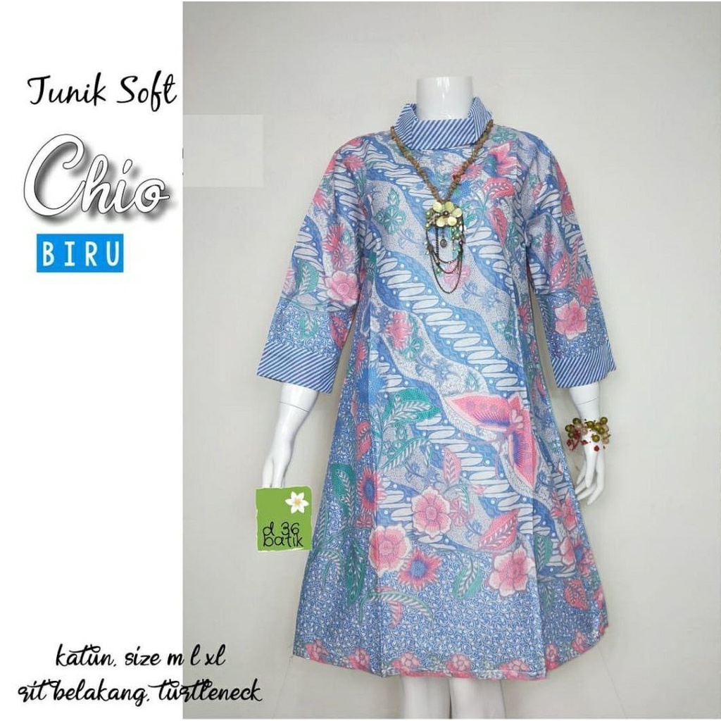 Terlaris SERUT GENES JELITA TUNIC NAVBOR YELBOR WHITBOR CREAMBOR TUNIK BATIK MODERN HRB030 DOLBI DOB