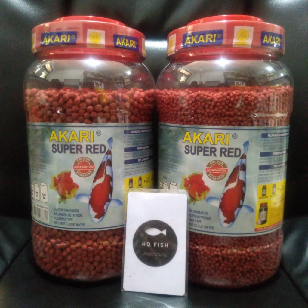 AKARI SUPER RED 1250 GR PELET KOI AKARI SUPER