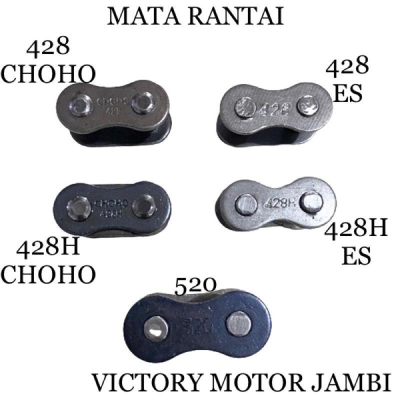 MATA RANTAI SAMBUNGAN RANTAI 428 428L 428H 520H CHOHO