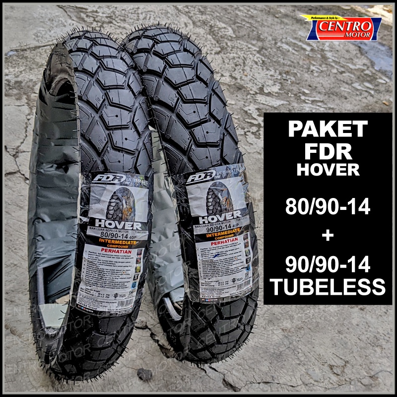 PAKET BAN FDR HOVER DUAL PURPOSE RING 14 TUBELESS. SILAHKAN PILIH DI KOLOM VARIAN