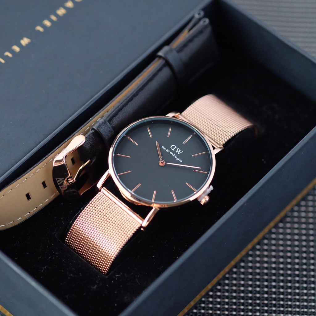 Jam Tangan Pria Wanita Analog Fashion Merk Branded Super Rantai Fullset Best Seller