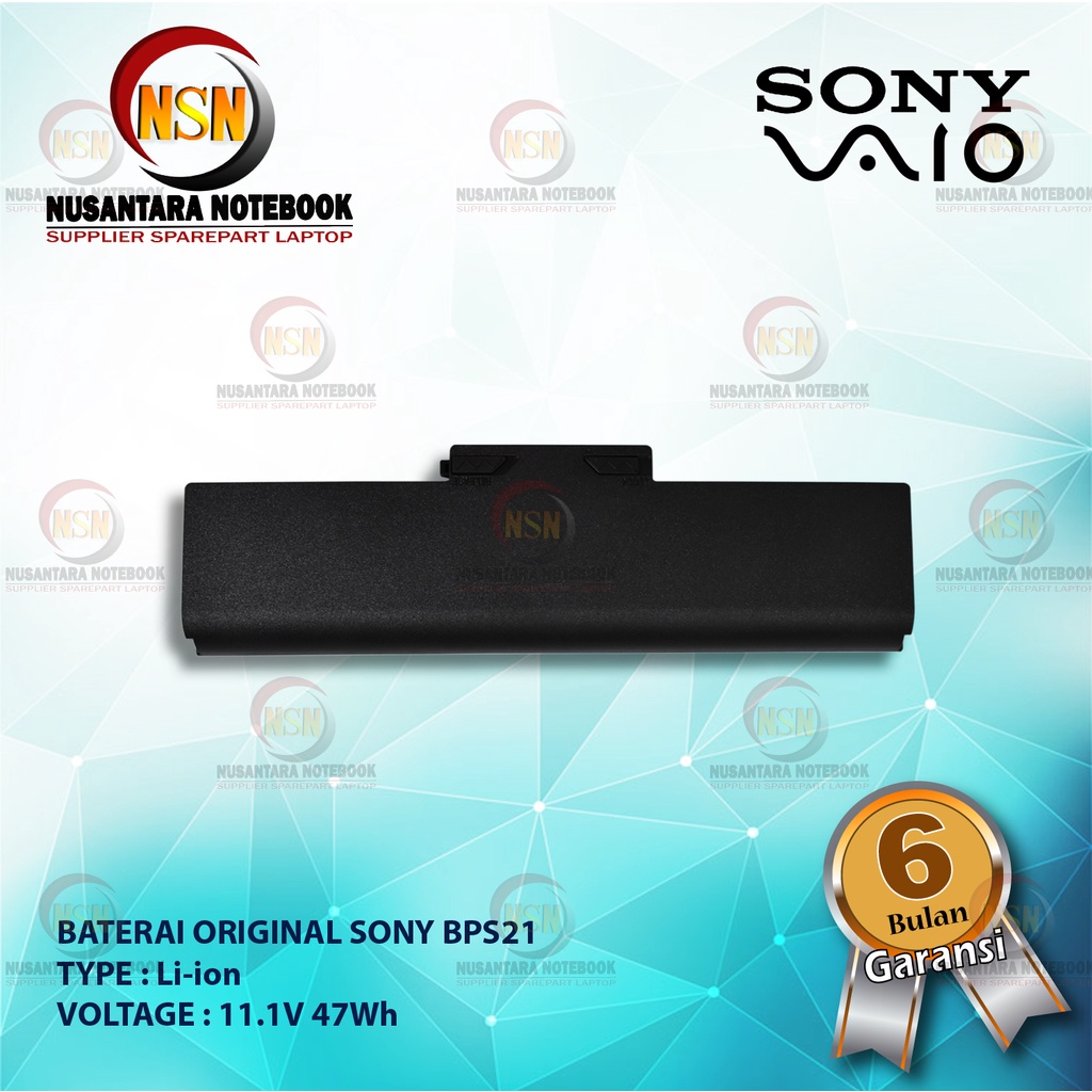 Battery Original Sony VGP BPS21/A Black ORIGINAL