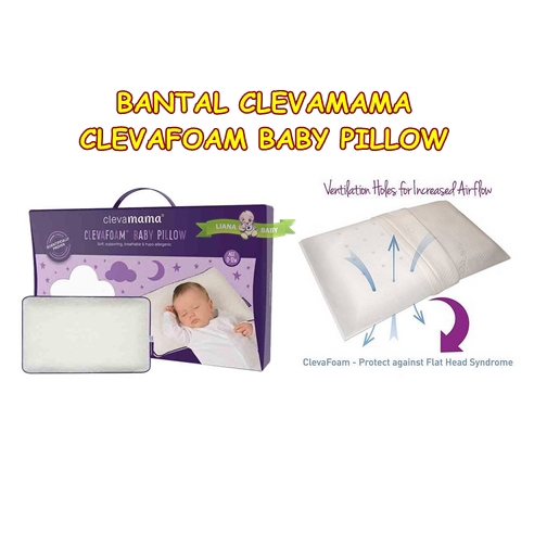 BABY PILLOW CLEVAFOAM CLEVAMAMA/ BANTAL BABY