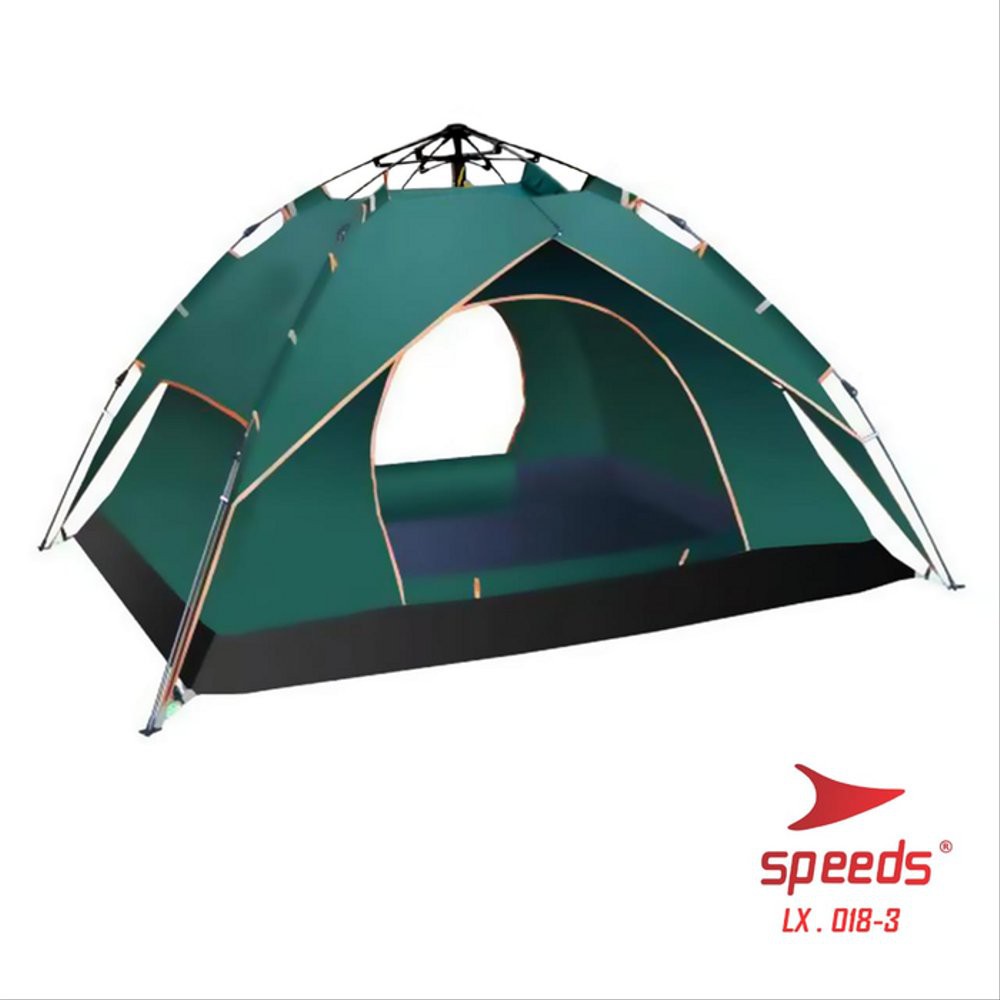 Tenda Camping Tenda Kemah Speeds 3 Orang Lipat Portable 2