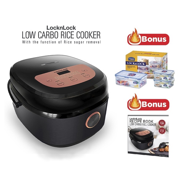 LOCK N LOCK LOW CARBO RICE COOKER Shopee Indonesia
