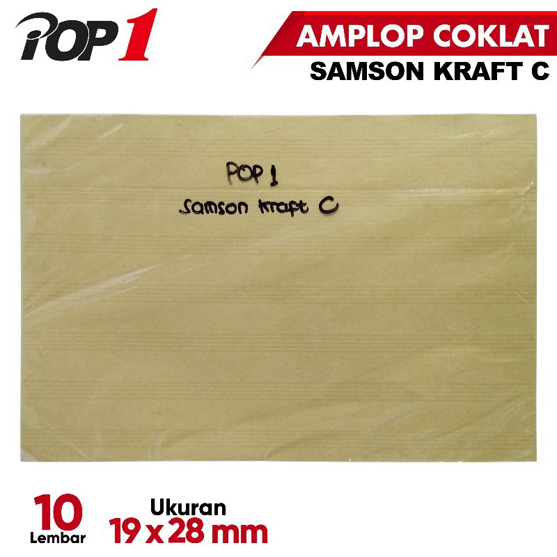 

[PAK] SUPER POP1 AMPLOP SAM C KRAFT (S4)*