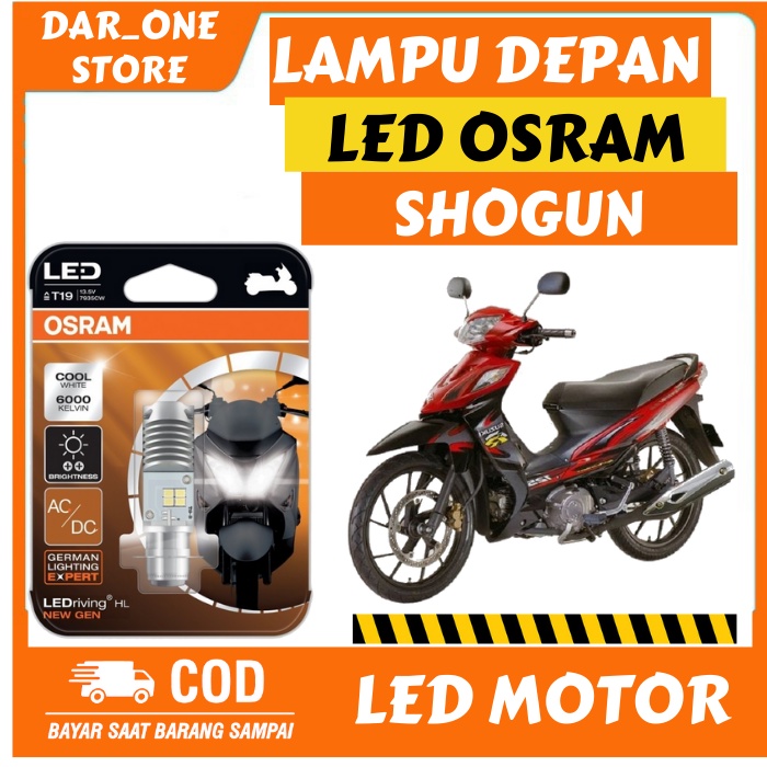 LAMPU DEPAN LED MOTOR SUZUKI SHOGUN ORIGINAL OSRAM BERGARANSI