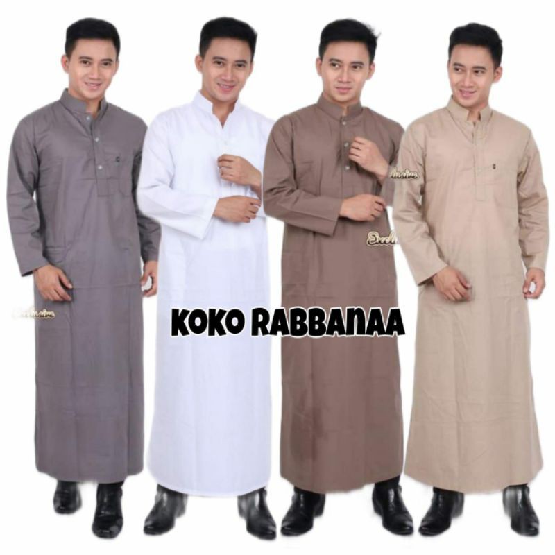 JUBAH GAMIS PRIA DEWASA LENGAN PANJANG / KOKO GAMIS