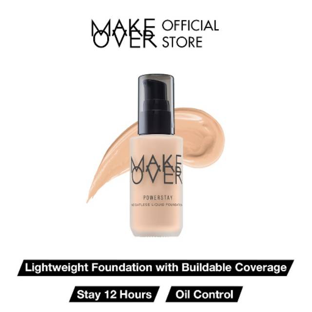 MAKE OVER POWERSTAY WEIGHTLESS LIQUID FOUNDATION