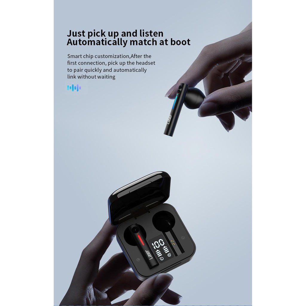 True Wireless Stereo / TWS  T-13 ORIGINAL LASER Earphone Bluetooth