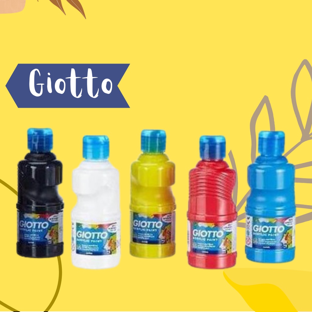 

Cat Lukis Aman Anak Giotto Asli School Paint Washable Lima Dasar Warna Repack - Veloxvictoria
