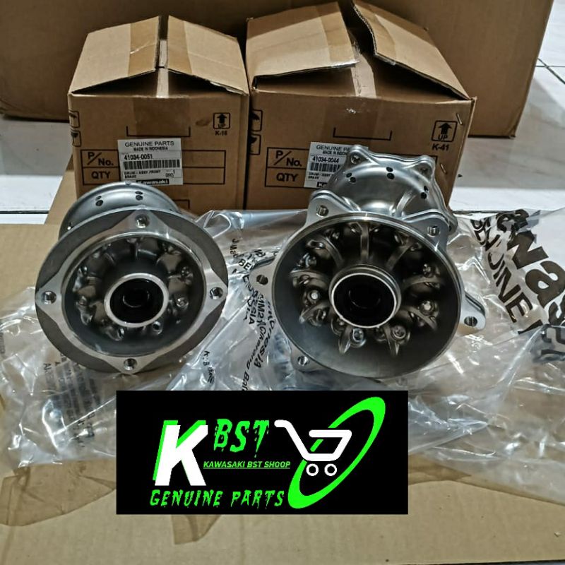 Tromol Depan Belakang set Assy KLX250 ORIGINAL