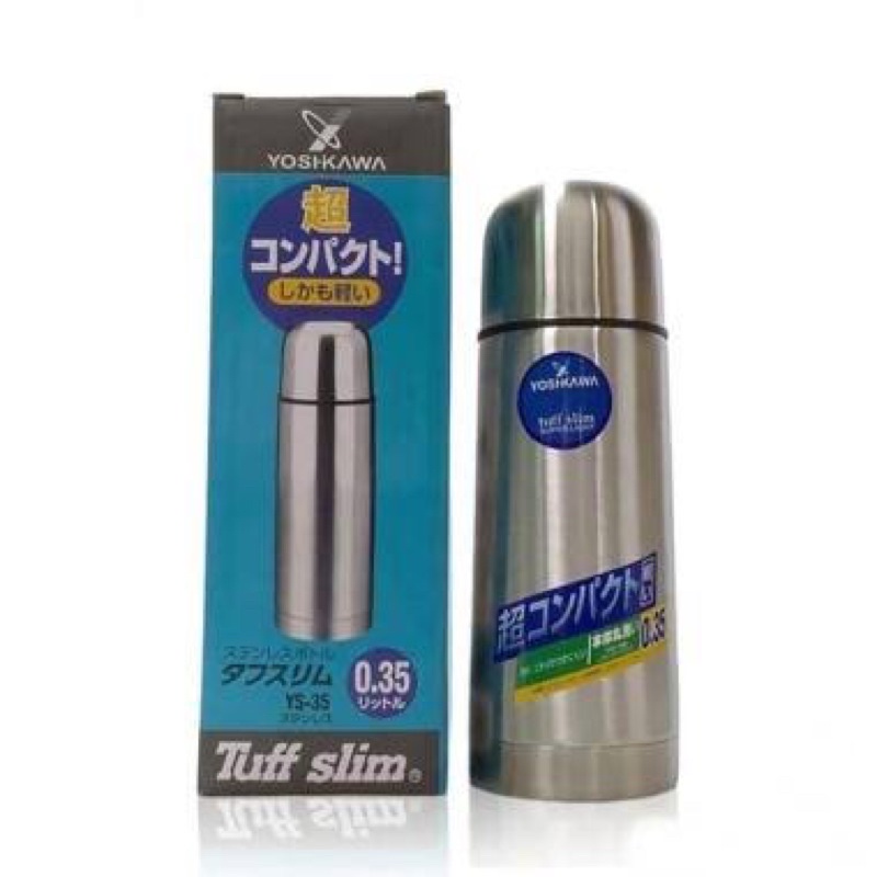 YOSHIKAWA TERMOS PELURU STAINLESS TUFF SLIM PLUS TAS YS-35 0.35 350ML