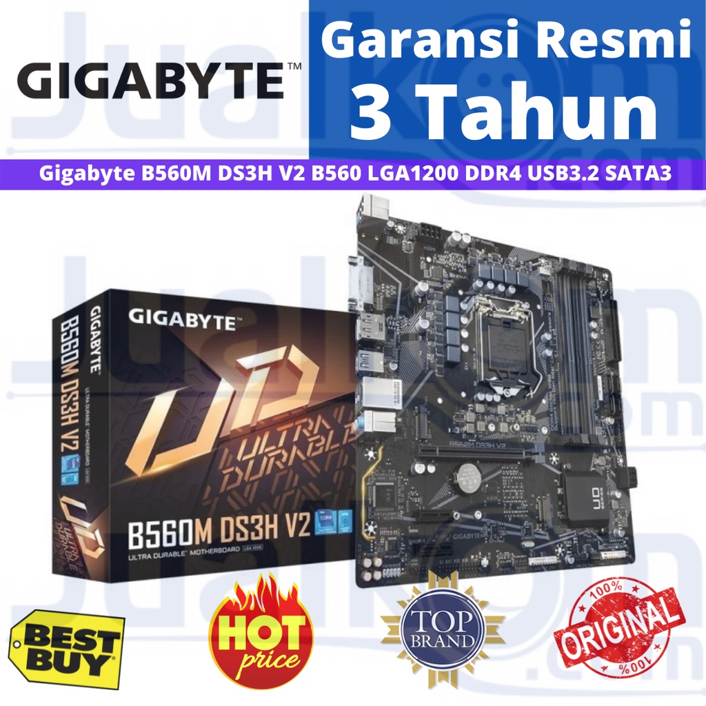 Gigabyte B560M DS3H V2 Motherboard LGA1200 B560 DDR4 USB 3.2 SATA3