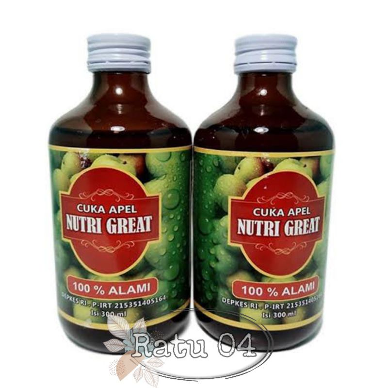 

Cuka Apel Nutri Great 300 ml Original