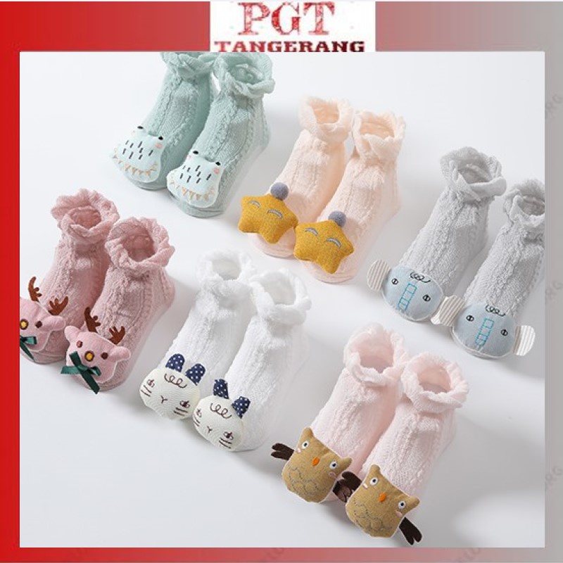 PGT - JJC KAOS KAKI PREWALKER BAYI 3D KARAKTER BONEKA TIMBUL