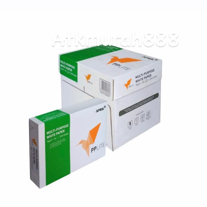 

Kertas PP Lite A4 75 Gram/HVS/Fotocopy Paper/Max:2 Box/Gojek Grab KERTAS HVS