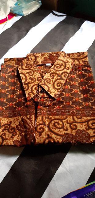 Kemeja Batik Pria Ppbtk07 Modern Lengan Pendek Casual Modis Trendy Masa Kini M L Xl Asli Pekalong
