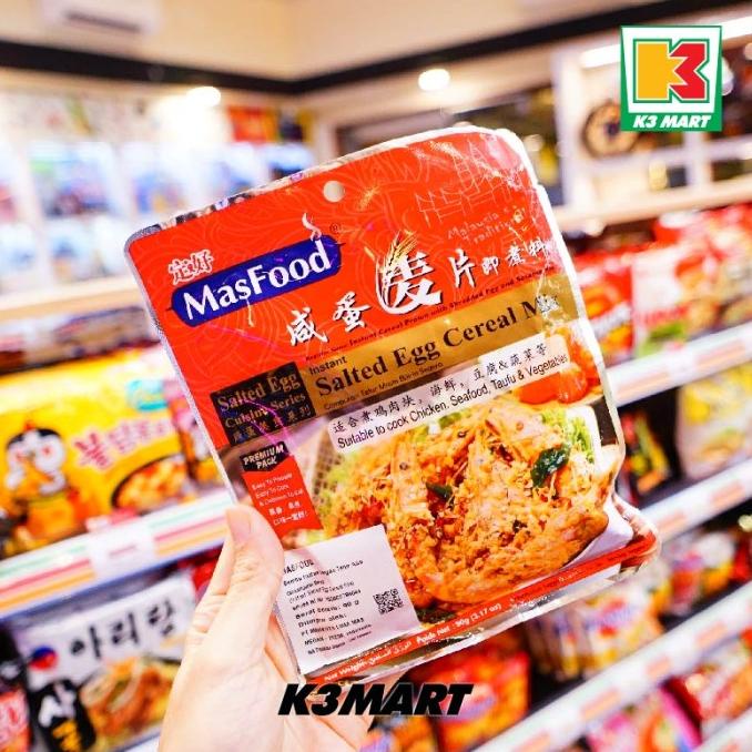 

```````] Masfood Instant Salted Egg Cereal Mix 90gr