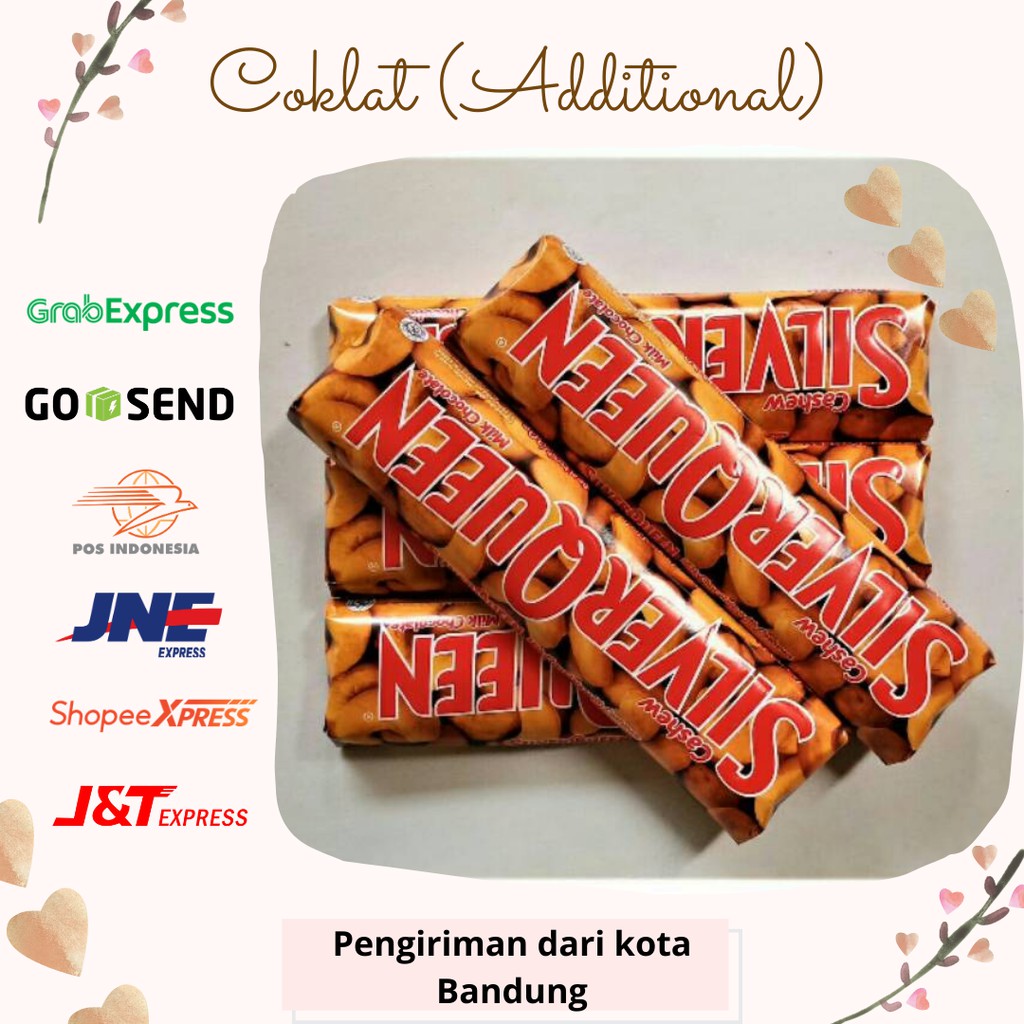 

Coklat Silverqueen Kacang Mente 30gr Additional (Tambahan pada buket)