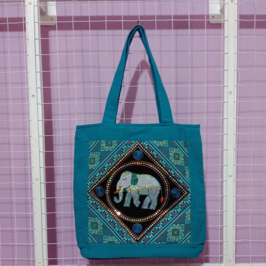 Tas kotak bangkok gajah