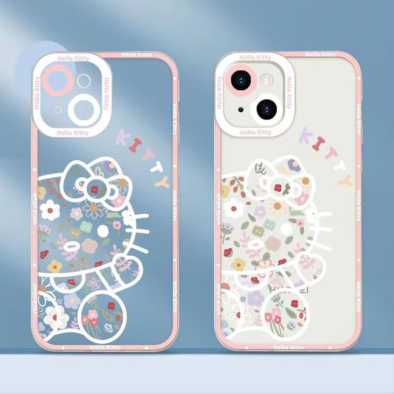 Soft Case Silikon TPU Transparan Motif Kucing Untuk IPhone 14 13 12 11 Pro XS Max X XR 8 7 6 6S Plus