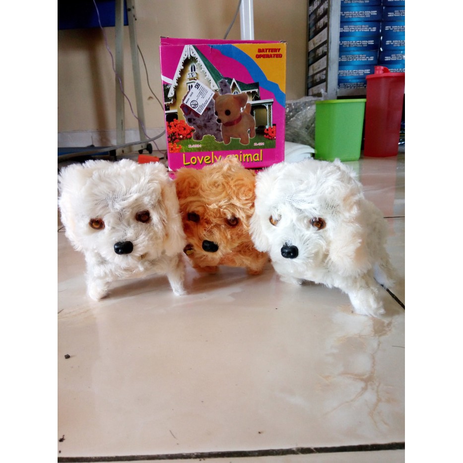 Mainan Anak Boneka Hewan Robot Anjing Bisa Gerak Dan Bersuara