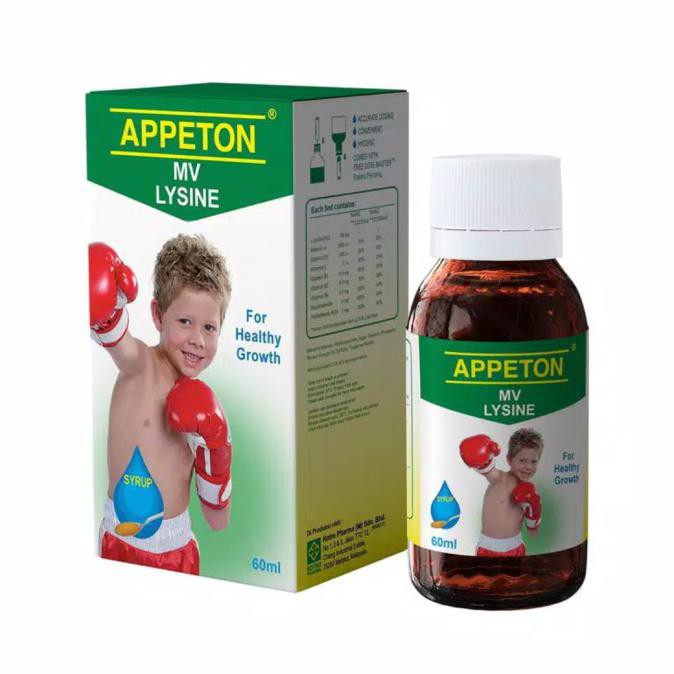 APPETON With Lysine Syrup/ Vitamin Anak