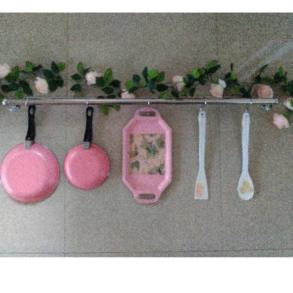 Ready Stock DV9Q Pipa Steinless Gantungan panci / mug / fintorp ikea BK Terkini・