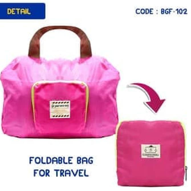 New Tas Happy Travel - Organizer Bag Tas Jinjing Bersekat Warna Bgf-102